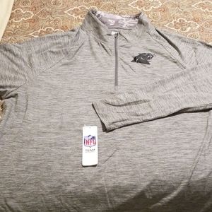 1/4 zip pullover Carolina Panthers lightweight